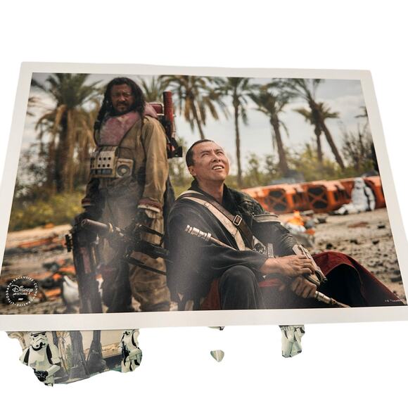 Disney Store Authentic Star Wars Rogue One Lithograph Set of 4 NEW - Picture 5 of 9
